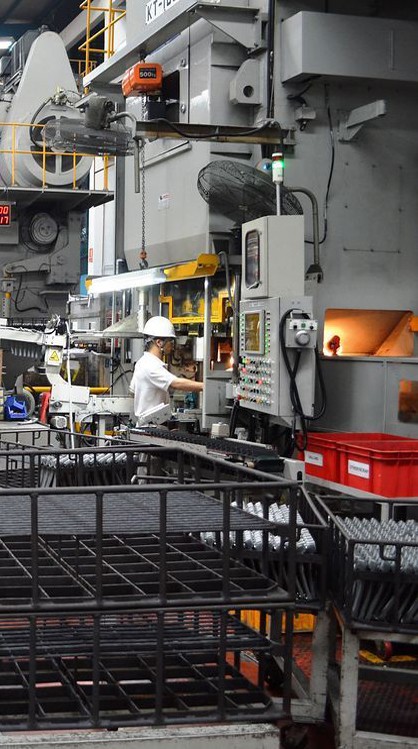 Application in Grinder Production Line