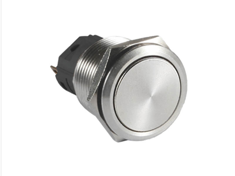 J16 Arc button Flat round