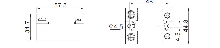 LRSSR Series dimension andinstallation dimensions